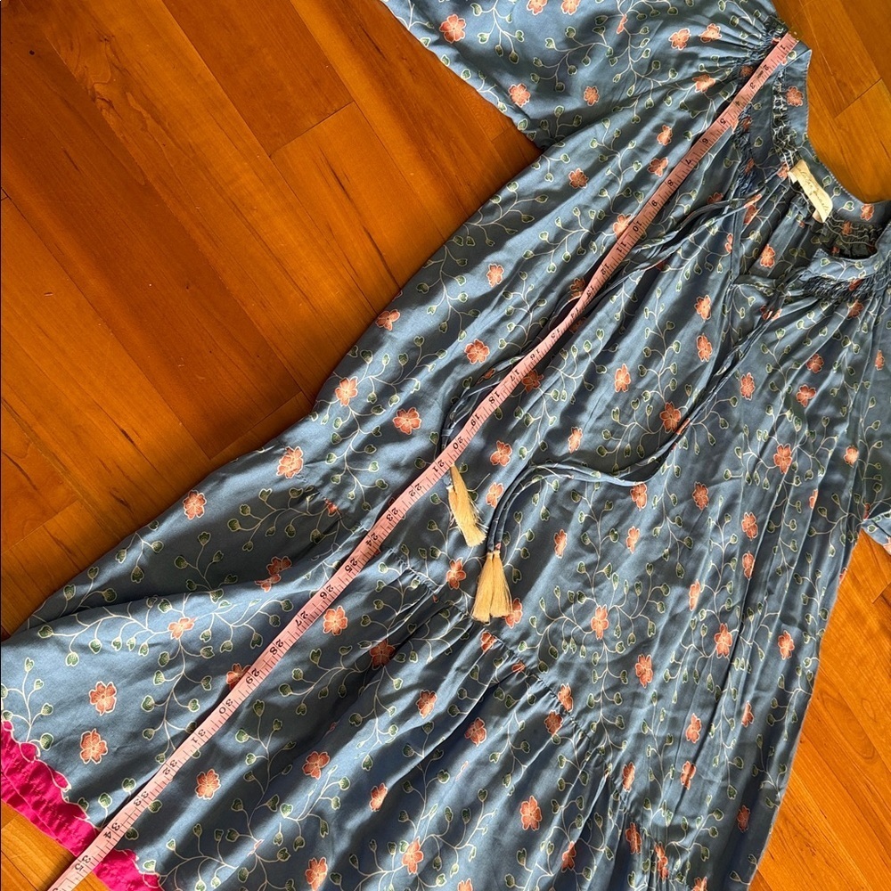 New Natalie Martin Stevie Dress size Small blue floral print - Picture 7 of 8